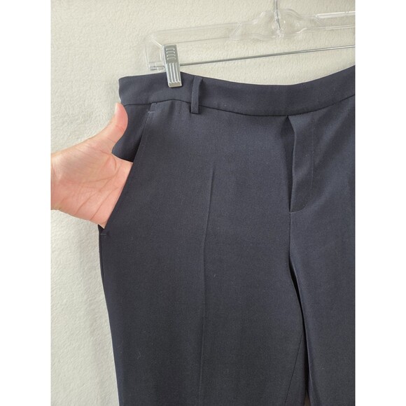 Vince Women's Tapered Pull On Trouser Pants in Dark Tide (Navy) Size 12 Pockets - Picture 3 of 15